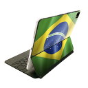 Magic Keyboard 用 スキンシール 11インチ iPad Pro用 第1-4世代 iPad Air 第4-5世代 対応 全面スキンシール フル 前面 背面 保護シール 人気 001190 ブラジル 国旗(2)