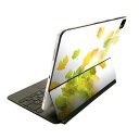 Magic Keyboard 12.9インチ iPad Pro(第4世代、第5世代、第6世代)対応 apple アップル アイパッド 全面スキンシール フル 前面 背面 保護シール 人気 001277 紅葉 秋 銀杏