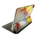 Magic Keyboard 12.9インチ iPad Pro(第4世代、第5世代、第6世代)対応 apple アップル アイパッド 全面スキンシール フル 前面 背面 保護シール 人気 001280 紅葉 秋