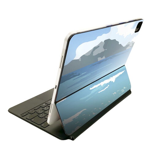 Magic Keyboard 12.9インチ iPad Pro(第4世代、第5世代、第6世代)対応 apple アップル アイパッド 全面スキンシール フル 前面 背面 保護シール 人気 海 海岸 雲 001429 Magic Keyboard 12.9インチ iPad Pro(第4世代、第5世代、第6世代)対応 apple アップル アイパッド 全面スキンシール フル 前面 背面 保護シール 人気 海 海岸 雲 001429