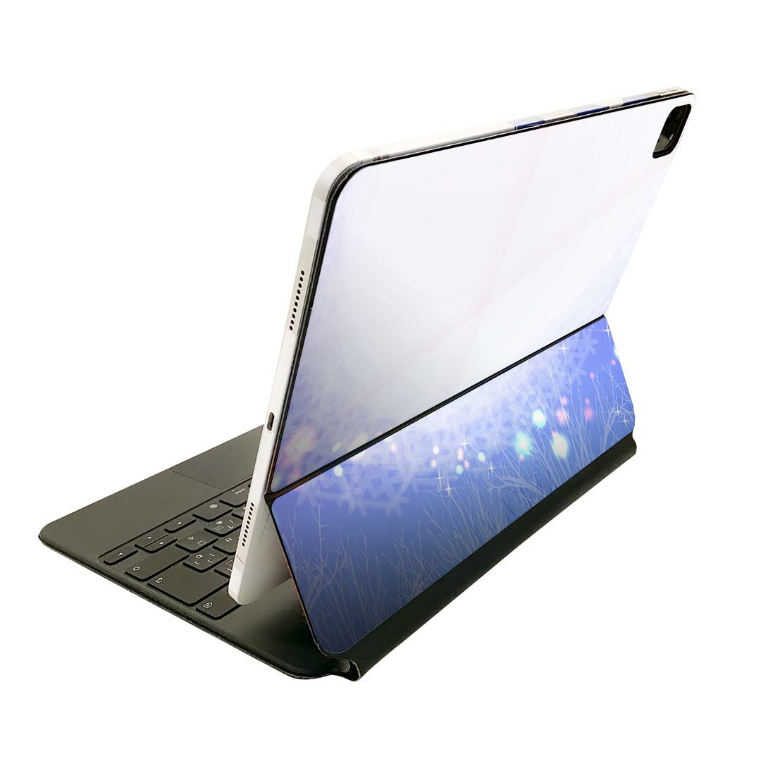 Magic Keyboard 用 スキンシール 11インチ iPad Pro用 第1-4世代 iPad Air 第4-5世代 対応 全面スキンシール フル 前面 背面 保護シール 人気 001459 雪 冬