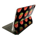 Magic Keyboard 用 スキンシール 11インチ iPad Pro用 第1-4世代 iPad Air 第4-5世代 対応 全面スキンシール フル 前面 背面 保護シール 人気 001533 苺 果実(2)