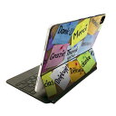 Magic Keyboard 用 スキンシール 11インチ iPad Pro用 第1-4世代 iPad Air 第4-5世代 対応 全面スキンシール フル 前面 背面 保護シール 人気 001550 カラフル コルクボード(2)