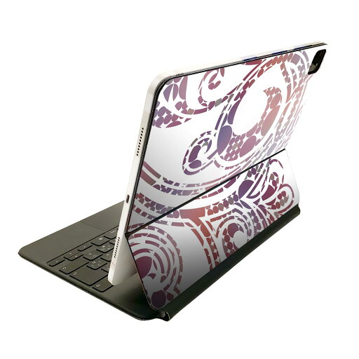 Magic Keyboard 用 スキンシール 11インチ iPad Pro用 第1-4世代 iPad Air 第4-5世代 対応 全面スキンシール フル 前面 背面 保護シール 人気 001608 ペイズリー カラフル Magic Keyboard 用 スキンシール 11インチ iPad Pro用 第1-4世代 iPad Air 第4-5世代 対応 全面スキンシール フル 前面 背面 保護シール 人気 001608 ペイズリー カラフル