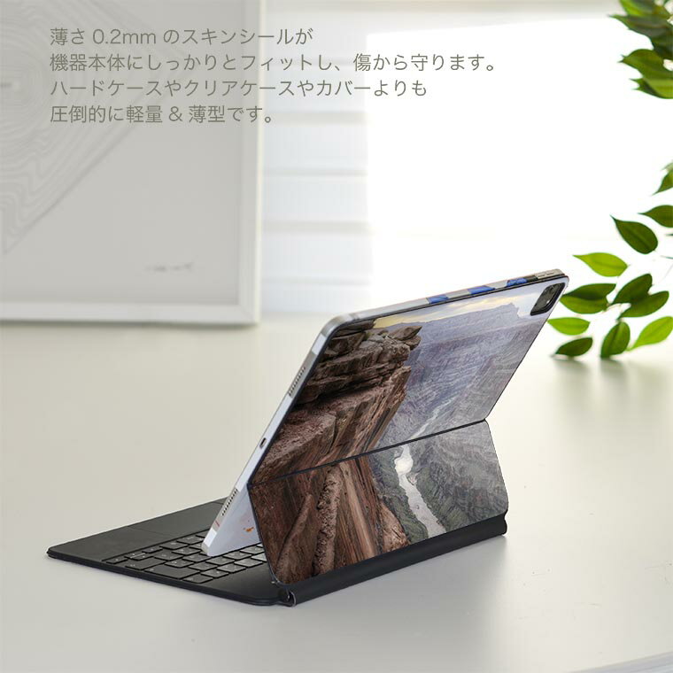 Magic Keyboard 用 スキンシール 11インチ iPad Pro用 第1-4世代 iPad Air 第4-5世代 対応 全面スキンシール フル 前面 背面 保護シール 人気 003297 クール 外国　写真　景色　風景 2