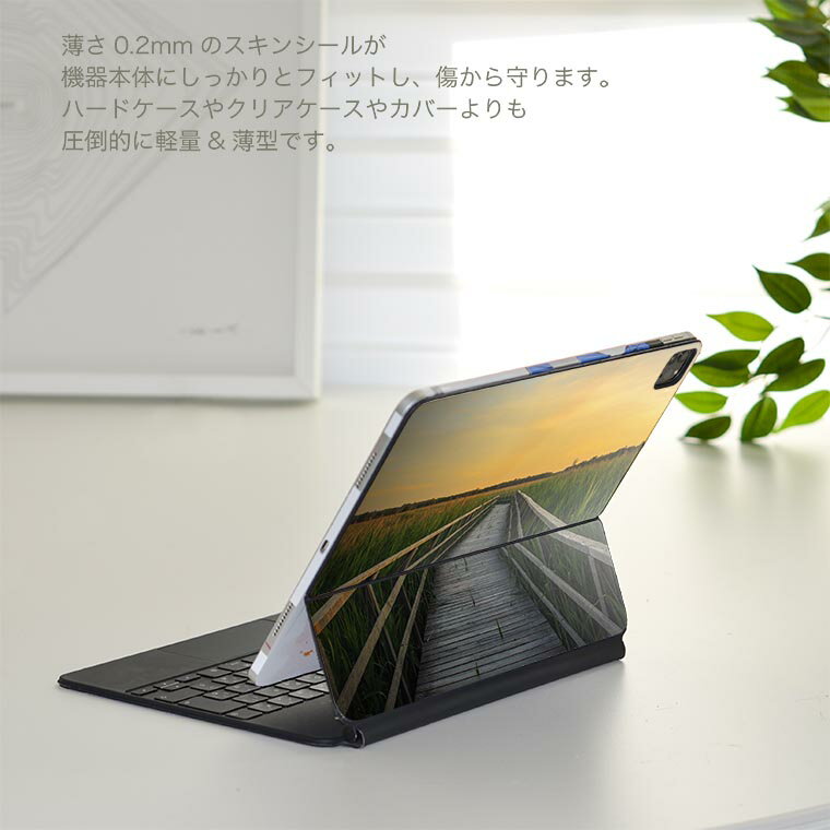 Magic Keyboard 用 スキンシール 11インチ iPad Pro用 第1-4世代 iPad Air 第4-5世代 対応 全面スキンシール フル 前面 背面 保護シール 人気 023855 橋　ブリッジ　写真