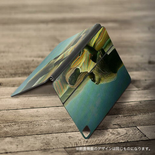 Magic Keyboard 用 スキンシール 11インチ iPad Pro用 第1-4世代 iPad Air 第4-5世代 対応 全面スキンシール フル 前面 背面 保護シール 人気 003222 クール 人物 絵画 イラスト