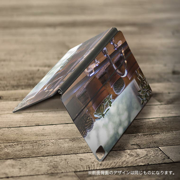 Magic Keyboard 用 スキンシール 11インチ iPad Pro用 第1-4世代 iPad Air 第4-5世代 対応 全面スキンシール フル 前面 背面 保護シール 人気 023053 サボテン　植物　写真