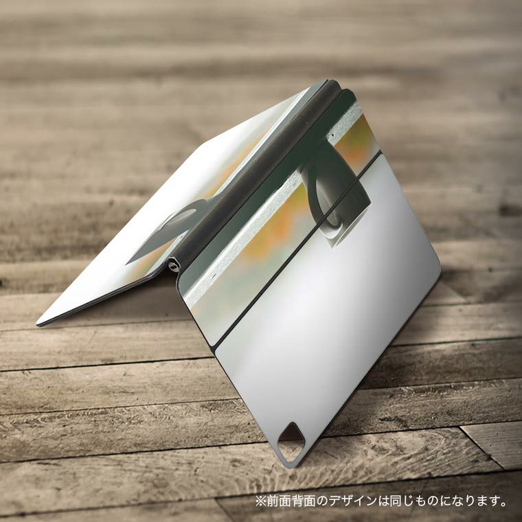 Magic Keyboard 12.9インチ iPad Pro（第4世代、第5世代、第6世代）対応 apple アップル アイパッド　全面スキンシール フル 前面　背面 保護シール 人気 025936 マグカップ　窓　秋