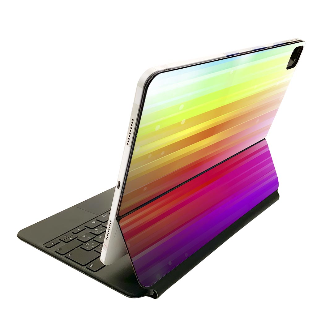 Magic Keyboard 12.9インチ iPad Pro（第4世代、第5世代、第6世代）対応 apple アップル アイパッド　全面スキンシール フル 前面　背面 保護シール 人気 002066 カラフル　シンプル