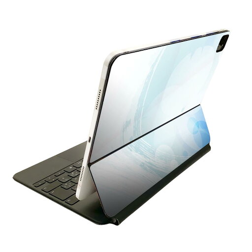 Magic Keyboard 用 スキンシール 11インチ iPad Pro用 第1-4世代 iPad Air 第4-5世代 対応 全面スキンシール フル 前面 背面 保護シール 人気 002145 シンプル 青 Magic Keyboard 用 スキンシール 11インチ iPad Pro用 第1-4世代 iPad Air 第4-5世代 対応 全面スキンシール フル 前面 背面 保護シール 人気 002145 シンプル 青