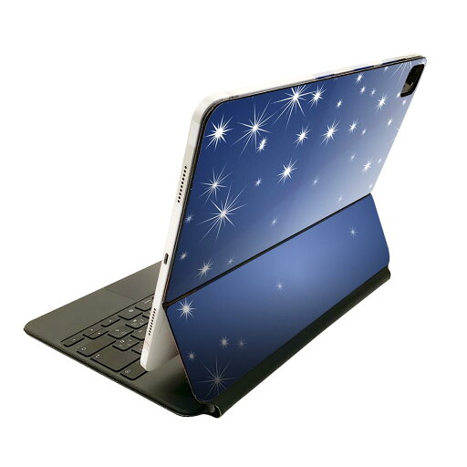 Magic Keyboard 用 スキンシール 11インチ iPad Pro用 第1-4世代 iPad Air 第4-5世代 対応 全面スキンシール フル 前面 背面 保護シール 人気 002212 星 青 Magic Keyboard 用 スキンシール 11インチ iPad Pro用 第1-4世代 iPad Air 第4-5世代 対応 全面スキンシール フル 前面 背面 保護シール 人気 002212 星 青