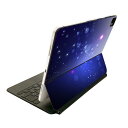 Magic Keyboard 用 スキンシール 11インチ iPad Pro用 第1-4世代 iPad Air 第4-5世代 対応 全面スキンシール フル 前面 背面 保護シール 人気 002227 宇宙　青