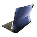 Magic Keyboard 12.9インチ iPad Pro(第4世代、第5世代、第6世代)対応 apple アップル アイパッド 全面スキンシール フル 前面 背面 保護シール 人気 シンプル 青 002228(2)