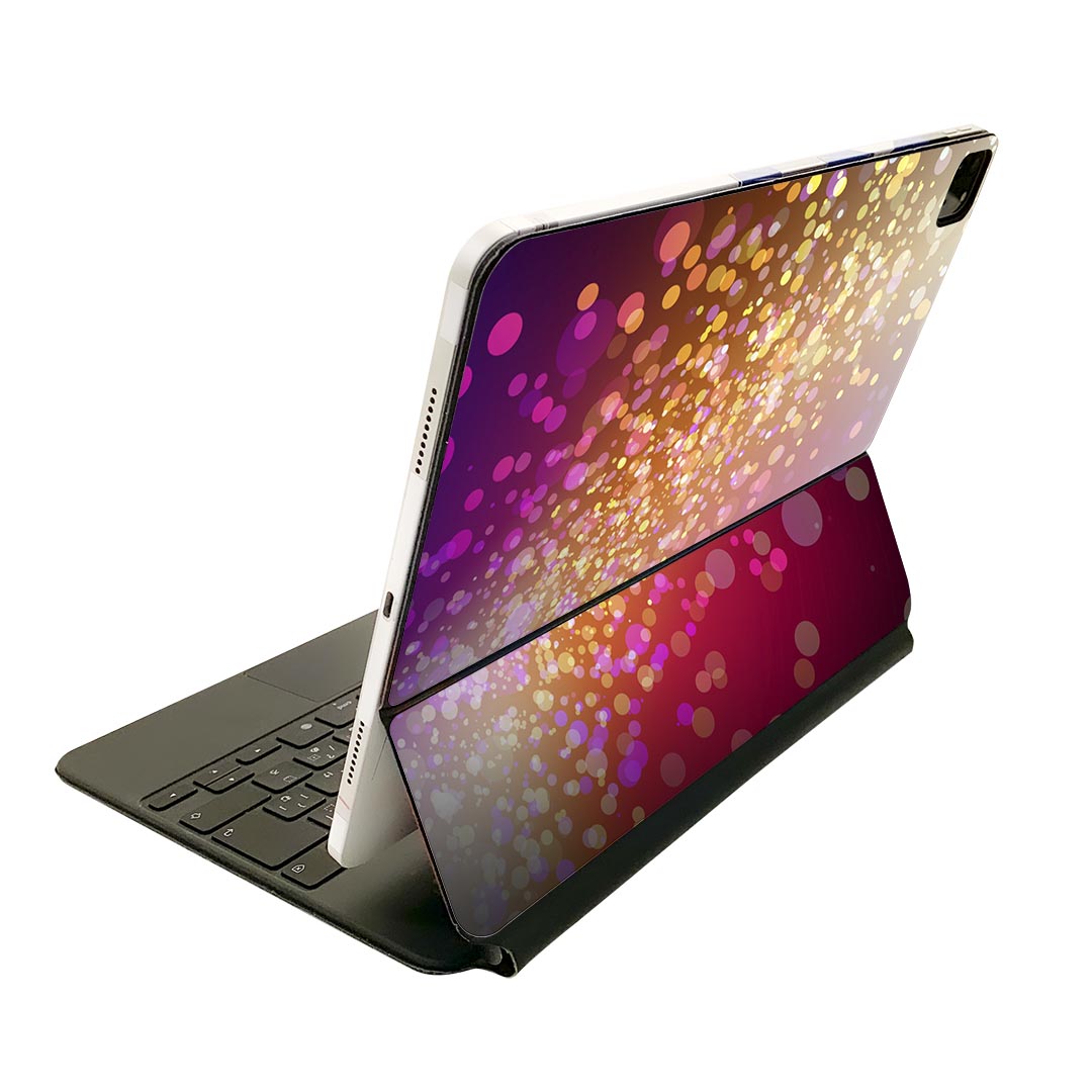 Rakuten - Magic Keyboard 用 スキンシール 11インチ iPad Pro用 第1-4世代 iPad Air 第4-5世代 対応 全面スキンシール フル 前面 背面 保護シール 人気 002284 カラフル　蛍光