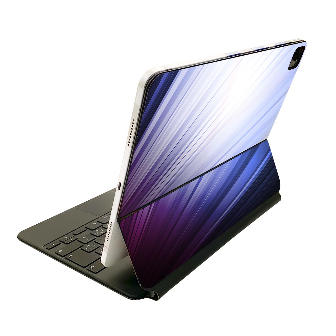 Magic Keyboard 12.9インチ iPad Pro(第4世代、第5世代、第6世代)対応 apple アップル アイパッド 全面スキンシール フル 前面 背面 保護シール 人気 シンプル 蛍光 ピンク 002296