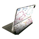 Magic Keyboard 用 スキンシール 11インチ iPad Pro用 第1-4世代 iPad Air 第4-5世代 対応 全面スキンシール フル 前面 背面 保護シール 人気 002822 イラスト　カラフル