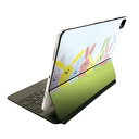 Magic Keyboard 用 スキンシール 11インチ iPad Pro用 第1-4世代 iPad Air 第4-5世代 対応 全面スキンシール フル 前面 背面 保護シール 人気 002868 うさぎ 動物 カラフル