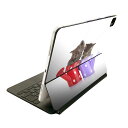 Magic Keyboard 用 スキンシール 11インチ iPad Pro用 第1-4世代 iPad Air 第4-5世代 対応 全面スキンシール フル 前面 背面 保護シール 人気 002882 猫 動物 写真(2)