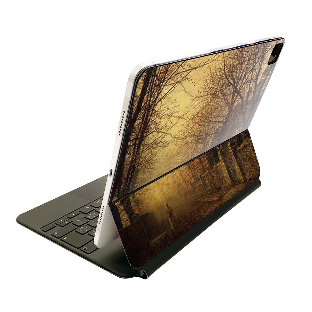 Magic Keyboard 用 スキンシール 11インチ iPad Pro用 第1-4世代 iPad Air 第4-5世代 対応 全面スキンシール フル 前面 背面 保護シール 人気 003224 クール 景色 風景 絵画 イラスト