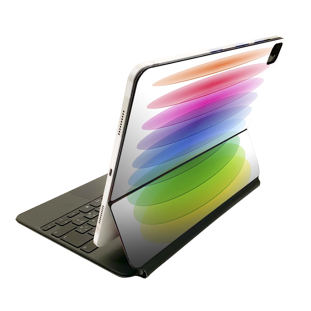 Magic Keyboard 用 スキンシール 11インチ iPad Pro用 第1-4世代 iPad Air 第4-5世代 対応 全面スキンシール フル 前面 背面 保護シール 人気 003473 シンプル　カラフル