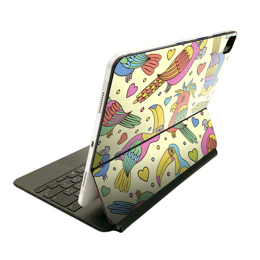 Magic Keyboard 用 スキンシール 11インチ iPad Pro用 第1-4世代 iPad Air 第4-5世代 対応 全面スキンシール フル 前面 背面 保護シール 人気 003550 鳥 動物 ハート Magic Keyboard 用 スキンシール 11インチ iPad Pro用 第1-4世代 iPad Air 第4-5世代 対応 全面スキンシール フル 前面 背面 保護シール 人気 003550 鳥 動物 ハート