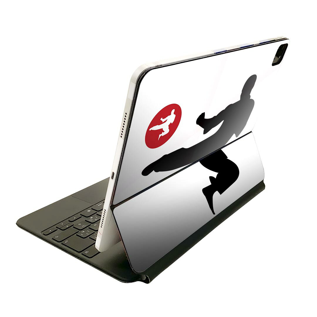 Magic Keyboard 用 スキンシール 11インチ iPad Pro用 第1-4世代 iPad Air 第4-5世代 対応 全面スキンシール フル 前面 背面 保護シール 人気 003568 スポーツ　人物　シンプル