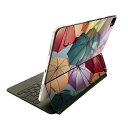 Magic Keyboard 12.9インチ iPad Pro(第4世代、第5世代、第6世代)対応 apple アップル アイパッド 全面スキンシール フル 前面 背面 保護シール 人気 003593 傘 写真 カラフル