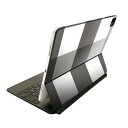 Magic Keyboard 用 スキンシール 11インチ iPad Pro用 第1-4世代 iPad Air 第4-5世代 対応 全面スキンシール フル 前面 背面 保護シール 人気 003734 チェック 白 黒(2)