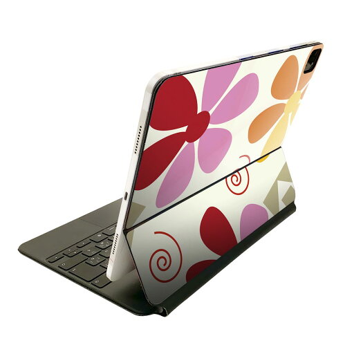 Magic Keyboard 用 スキンシール 11インチ iPad Pro用 第1-4世代 iPad Air 第4-5世代 対応 全面スキンシール フル 前面 背面 保護シール 人気 003872 花 和風 和柄 Magic Keyboard 用 スキンシール 11インチ iPad Pro用 第1-4世代 iPad Air 第4-5世代 対応 全面スキンシール フル 前面 背面 保護シール 人気 003872 花 和風 和柄