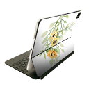 Magic Keyboard 12.9インチ iPad Pro(第4世代、第5世代、第6世代)対応 apple アップル アイパッド 全面スキンシール フル 前面 背面 保護シール 人気 020057 ひまわり ひまわり 向日葵 夏(2)