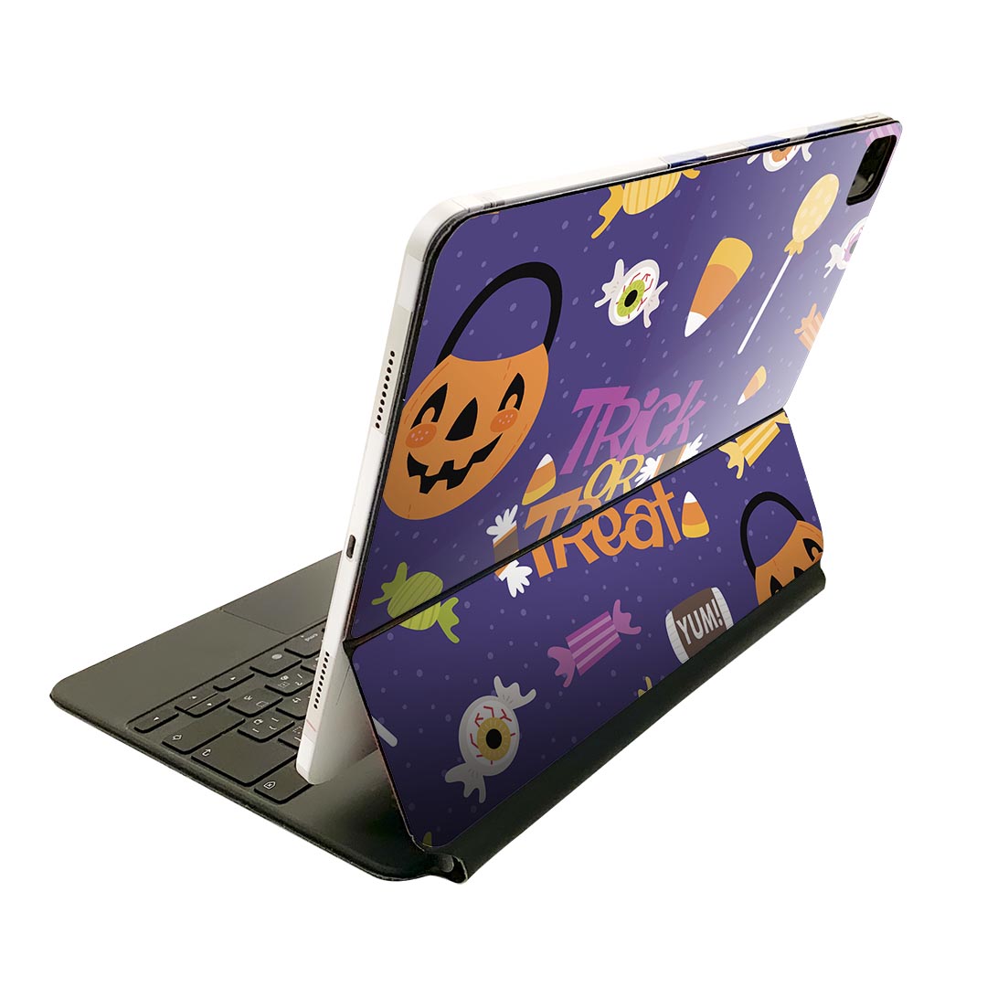 Magic Keyboard 用 スキンシール 11インチ iPad Pro用 第1-4世代 iPad Air 第4-5世代 対応 全面スキンシール フル 前面 背面 保護シール 人気 020153 ハロウィン Halloween