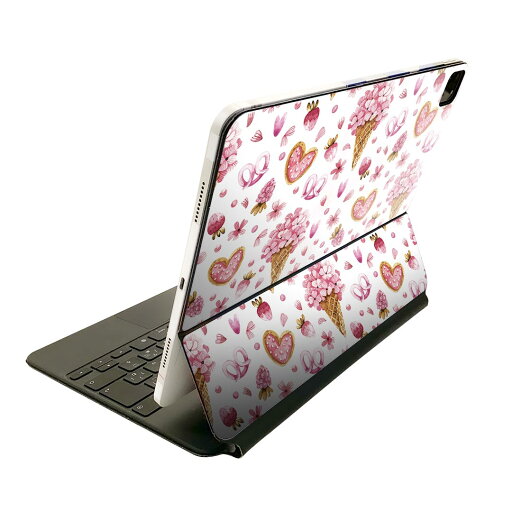 Magic Keyboard 12.9インチ iPad Pro(第4世代、第5世代、第6世代)対応 apple アップル アイパッド 全面スキンシール フル 前面 背面 保護シール 人気 020624 マスクデザイン バレンタイン ハート Magic Keyboard 12.9インチ iPad Pro(第4世代、第5世代、第6世代)対応 apple アップル アイパッド 全面スキンシール フル 前面 背面 保護シール 人気 020624 マスクデザイン バレンタイン ハート