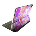 Magic Keyboard 12.9インチ iPad Pro(第4世代、第5世代、第6世代)対応 apple アップル アイパッド 全面スキンシール フル 前面 背面 保護シール 人気 020698 マスクデザイン バレンタイン ハート
