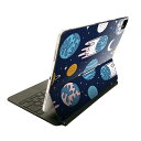 Magic Keyboard 用 スキンシール 11インチ iPad Pro用 第1-4世代 iPad Air 第4-5世代 対応 全面スキンシール フル 前面 背面 保護シール 人気 020808 マスクデザイン 宇宙 惑星(2)