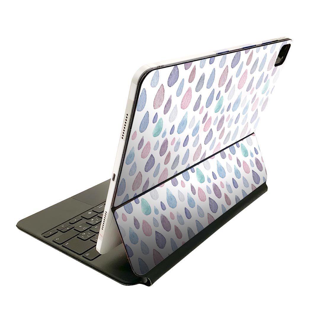 Magic Keyboard 12.9インチ iPad Pro（第4世代、第5世代、第6世代）対応 apple アップル アイパッド 全面スキンシール フル 前面 背面 保護シール 人気 020823 マスクデザイン 梅雨 rainy season