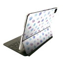 Magic Keyboard 12.9インチ iPad Pro(第4世代、第5世代、第6世代)対応 apple アップル アイパッド 全面スキンシール フル 前面 背面 保護シール 人気 020827 マスクデザイン 梅雨 rainy season