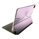 Magic Keyboard 12.9インチ iPad Pro(第4世代、第5世代、第6世代)対応 apple アップル アイパッド 全面スキンシール フル 前面 背面 保護シール 人気 020863 マスクデザイン 面白 うさぎ