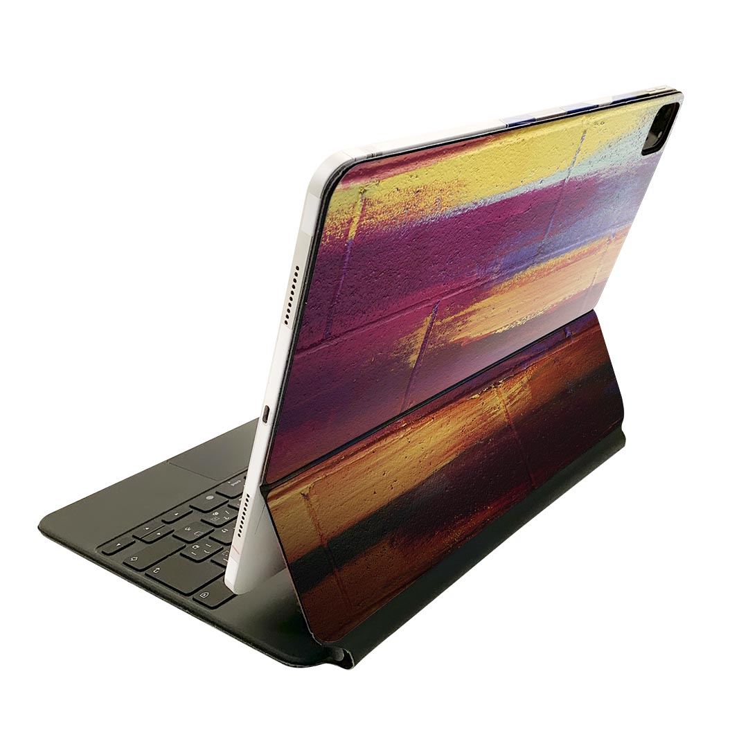 Rakuten - Magic Keyboard 用 スキンシール 11インチ iPad Pro用 第1-4世代 iPad Air 第4-5世代 対応 全面スキンシール フル 前面 背面 保護シール 人気 022888 カラフル　ペイント　レンガ