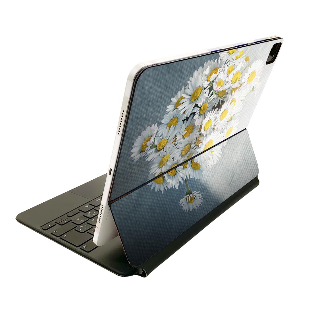 Magic Keyboard 用 スキンシール 11インチ iPad Pro用 第1-4世代 iPad Air 第4-5世代 対応 全面スキンシール フル 前面 背面 保護シール 人気 023185 花　フラワー　写真
