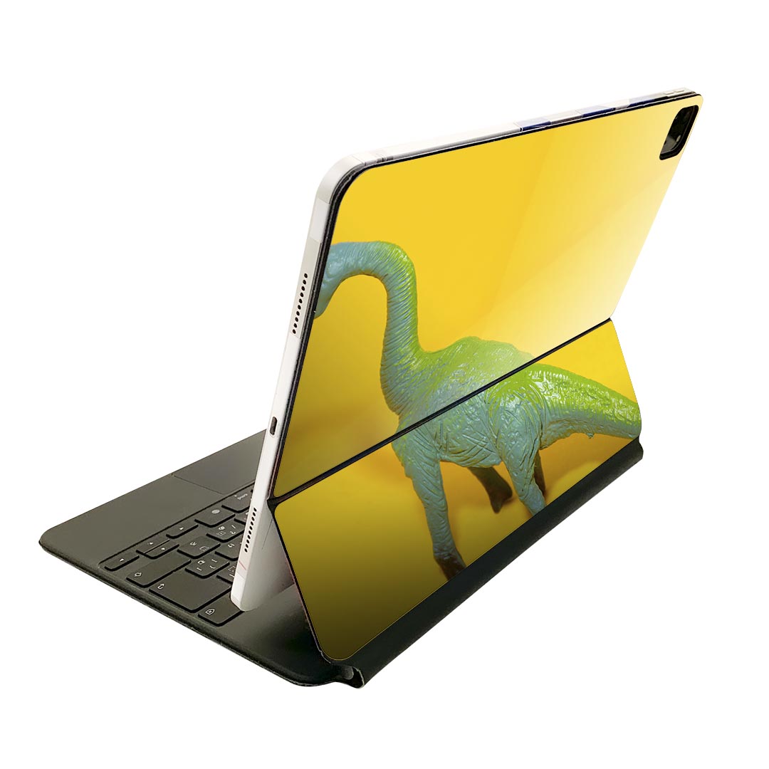 Magic Keyboard 12.9インチ iPad Pro（第4世代、第5世代、第6世代）対応 apple アップル アイパッド 全面スキンシール フル 前面 背面 保護シール 人気 恐竜　 023212