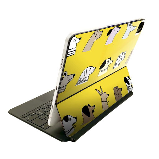 Magic Keyboard 12.9インチ iPad Pro(第4世代、第5世代、第6世代)対応 apple アップル アイパッド 全面スキンシール フル 前面 背面 保護シール 人気 犬 イラスト 動物 023226 Magic Keyboard 12.9インチ iPad Pro(第4世代、第5世代、第6世代)対応 apple アップル アイパッド 全面スキンシール フル 前面 背面 保護シール 人気 犬 イラスト 動物 023226