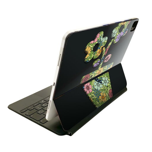 Magic Keyboard 12.9インチ iPad Pro(第4世代、第5世代、第6世代)対応 apple アップル アイパッド 全面スキンシール フル 前面 背面 保護シール 人気 023361 花 フラワー カラフル Magic Keyboard 12.9インチ iPad Pro(第4世代、第5世代、第6世代)対応 apple アップル アイパッド 全面スキンシール フル 前面 背面 保護シール 人気 023361 花 フラワー カラフル