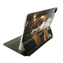 Magic Keyboard 12.9インチ iPad Pro(第4世代、第5世代、第6世代)対応 apple アップル アイパッド 全面スキンシール フル 前面 背面 保護シール 人気 023456 アイスクリーム 写真 食べ物