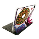 Magic Keyboard 用 スキンシール 11インチ iPad Pro用 第1-4世代 iPad Air 第4-5世代 対応 全面スキンシール フル 前面 背面 保護シール 人気 023537 文字 花 ドット(2)