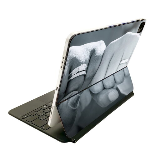 Magic Keyboard 12.9インチ iPad Pro(第4世代、第5世代、第6世代)対応 apple アップル アイパッド 全面スキンシール フル 前面 背面 保護シール 人気 023556 ウエディング カップル 写真 指輪 Magic Keyboard 12.9インチ iPad Pro(第4世代、第5世代、第6世代)対応 apple アップル アイパッド 全面スキンシール フル 前面 背面 保護シール 人気 023556 ウエディング カップル 写真 指輪
