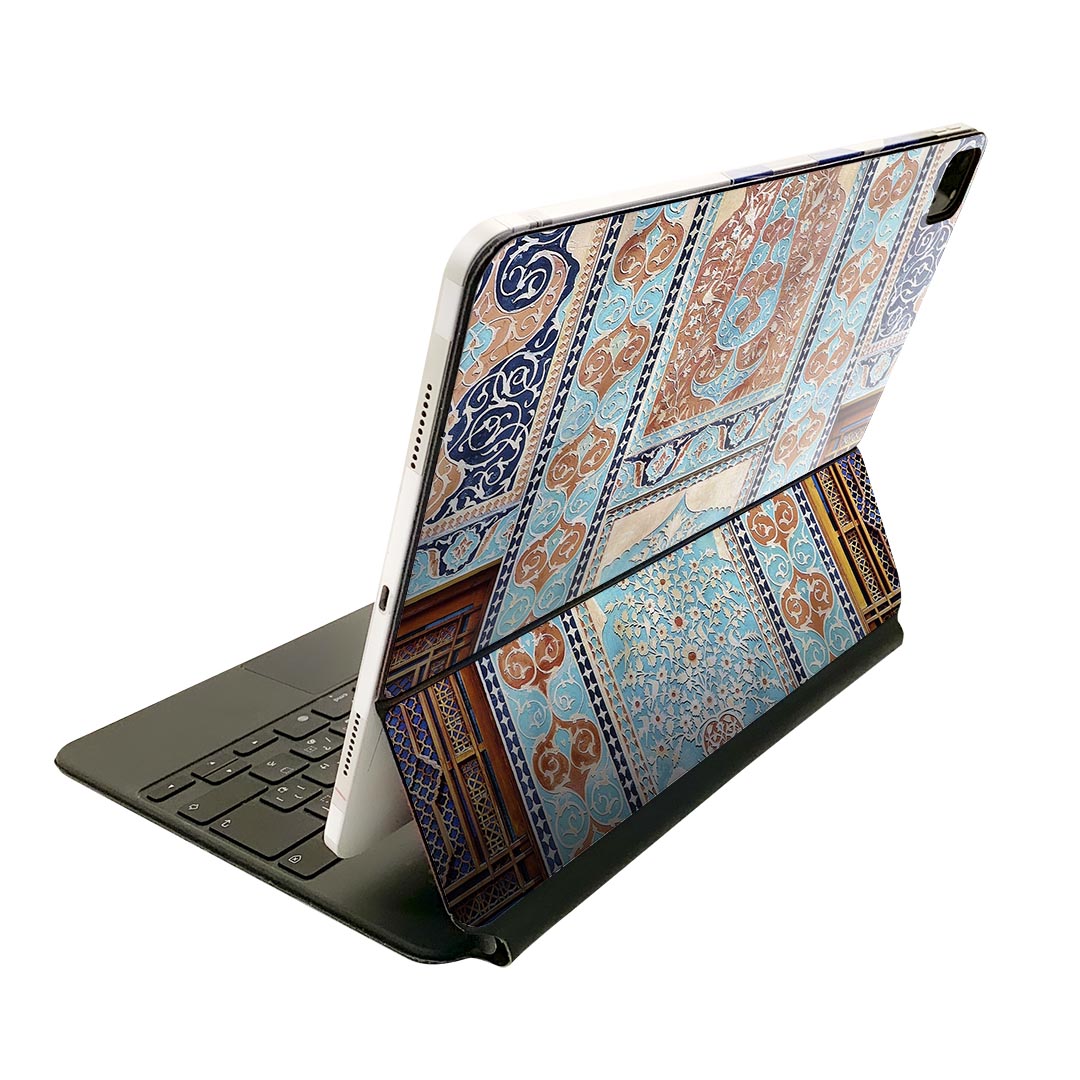 Magic Keyboard 12.9インチ iPad Pro(第4世代、第5世代、第6世代)対応 apple アップル アイパッド 全面スキンシール フル 前面 背面 保護シール 人気 023581 カラフル 模様 柄