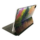 Magic Keyboard 用 スキンシール 11インチ iPad Pro用 第1-4世代 iPad Air 第4-5世代 対応 全面スキンシール フル 前面 背面 保護シール 人気 023639 絵画 森(2)