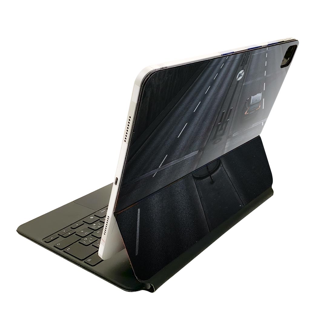 Magic Keyboard 用 スキンシール 11インチ iPad Pro用 第1-4世代 iPad Air 第4-5世代 対応 全面スキンシール フル 前面 背面 保護シール 人気 023730 道路 写真 風景