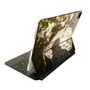 Magic Keyboard 用 スキンシール 11インチ iPad Pro用 第1-4世代 iPad Air 第4-5世代 対応 全面スキンシール フル 前面 背面 保護シール 人気 023925 傘 写真 セピア